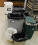 Lot of Trash Cans