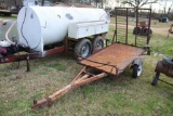 4' x 8' Tag Trailer w/ Ramps - NO TITLE