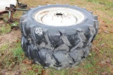 Lot of (2) Used 12.4-28 Tires