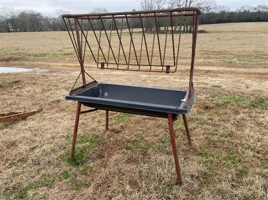 Feed Trough w/ Hay Rack