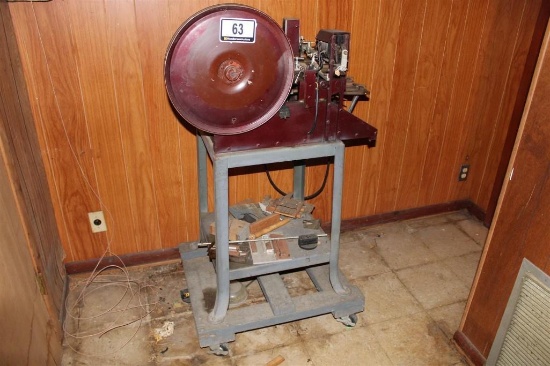 Stamp Machine Electric Powered on Casters