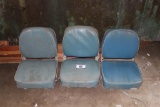 Lot of (3) Boat Seats and Older Model Fish Finders