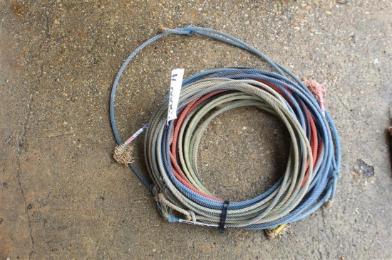 LOT OF (5) ROPING ROPES