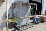 METAL BOTTLE CONTAINMENT RACK W/ ROOF
