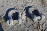 LOT OF (2) SHACKLES