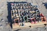 PALLET OF SHACKLES- VARIOUS SIZES