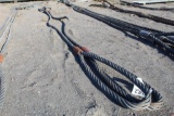 LOT OF (2) WIRE ROPE SLINGS