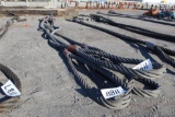 LOT OF (4) WIRE ROPE SLINGS