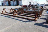 LOT OF (4) 21FT PIPE STANDS