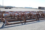 LOT OF (4) 28FT PIPE STANDS