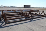 LOT OF (4) 21FT PIPE STANDS