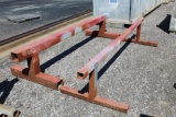 LOT OF (2) METAL PIPE STANDS