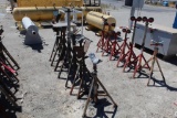 LOT OF (8)PIPE JACK STANDS
