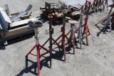 LOT OF (6)PIPE JACK STANDS