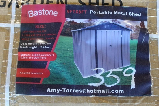 BASSSTONE PORTABLE SHED