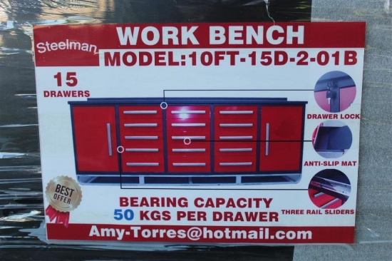 STEELMAN 10FT WORK BENCH