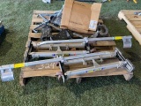 LOT OF PAINTERS AND STILTS AND SHOES