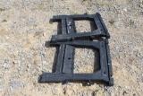 BLACK PLASTIC SAWHORSES