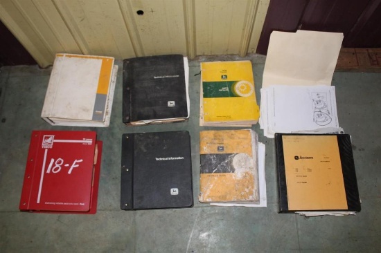 LOT OF EQUIPMENT MANUALS