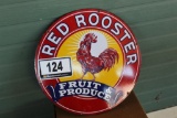 Red Rooster Fruit & Produce Sign