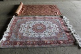 (2) Small Antique Rugs
