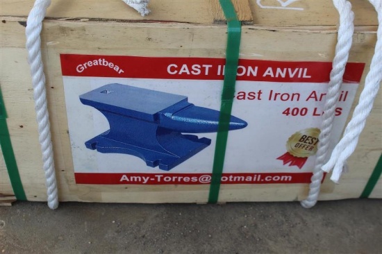 400LBS CAST IRON ANVIL