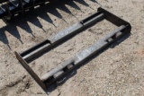 PLATE ATTACHMENT FOR SKID STEER