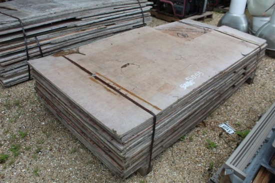 PALLET OF PLYWOOD