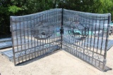 20FT BI PARTING WROUGHT IRON GATE