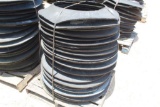 PALLET OF RUBBER CONE WEIGHTS