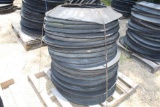 PALLET OF RUBBER CONE WEIGHTS