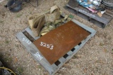 PALLET OF STRAPS AND COPPER