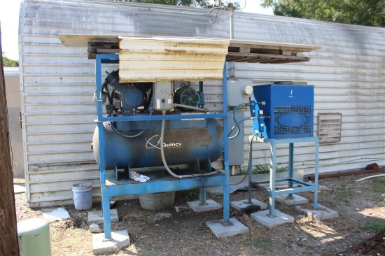 QUINCY AIR COMPRESSOR AND AIR DRYER