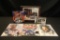 Lot of Dale Earnhardt memorabilia: 1 replica car, 1 plaque with authentic photograph , 1 poster, 2