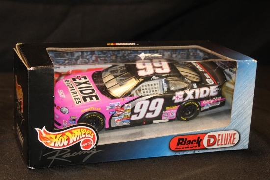 1999 Hot Wheels Racing "Black Chrome" Edition #99, 1:24 Scale Stock Car Replica "EXIDE BATTERIES"