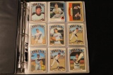 Lot of (9) twins Baseball Cards, Bill Rigney, Jim Perry, John Ellis, Cesar Tovar, Bert Blyleven, 2