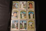 Lot of (9) Red Sox baseball Cards, Duane Josephson, Ben Oglivie, Mike Nagy, Bob Burda, Rico