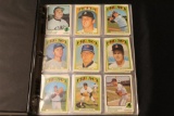 Lot of (9) Red Sox and Tigers Baseball Cards, Willie Hoton (Tigers), Joe Coleman (Tigers), etc