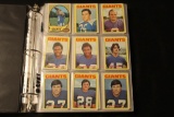 Lot of (9) Giants Football Cards, Fran Tarkenton, Ronnie Hornsby, Pete Gogolak, 2 Ron Johnson, Pete