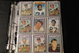 Lot of (9) Saints Football Cards, 2 Jake Kupp, Jim Braxton, 2 Dan Abramowicz, Archie Manning,