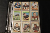 Lot of (9) Raiders and Browns Football Cards, Jim Otto, Fred Hoaglin, 2 Daryle Lamonica, Marv
