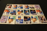 Lot of approx. 18 1990 Upper Deck Blue Jays Baseball Cards, Mike Flanagan, David Wells, Fred