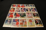 Lot of approx. 20 1990 Upper Deck Cardinals Baseball Cards, Scott Terry, Ted Power, Jose Deleon,etc