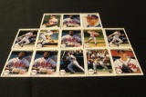 Lot of approx. 13 1990 Upper Deck Braves Baseball Cards