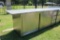 STAINLESS STORAGE CABINET W/ GRANITE TOP