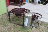 FIRE EXTINGUISHER W/ (2) PROPANE BURNERS