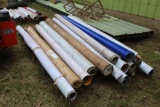 PALLET OF AWNING AND BANNER MATERIAL