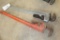 LOT OF (2) RIDGID 36IN PIPE WRENCHES