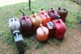 LOT OF GAS CANS