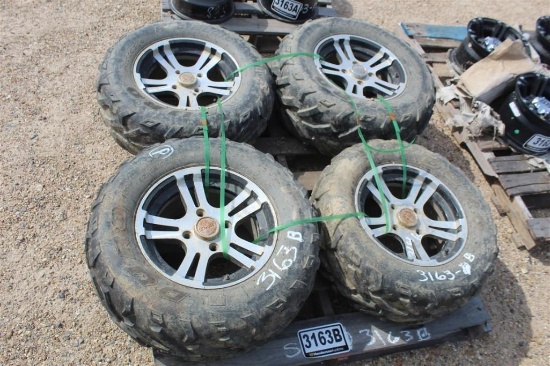 PALLET OF (4) TIRES AND RIMS